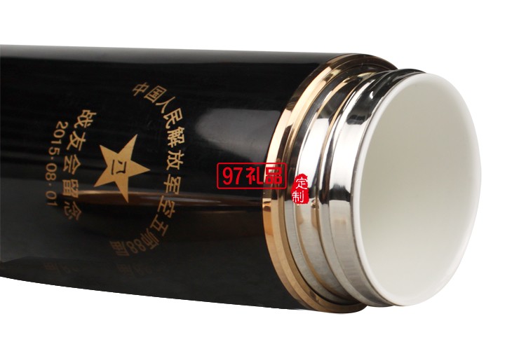 新款商務(wù)不倒杯 真空杯 保溫杯 車(chē)載杯 解放軍紀(jì)念品定制