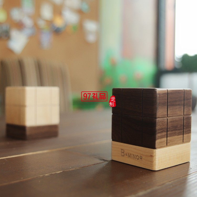 高端實(shí)木 時(shí)尚品質(zhì) 巧克力立體音箱 天生一對  可定制logo