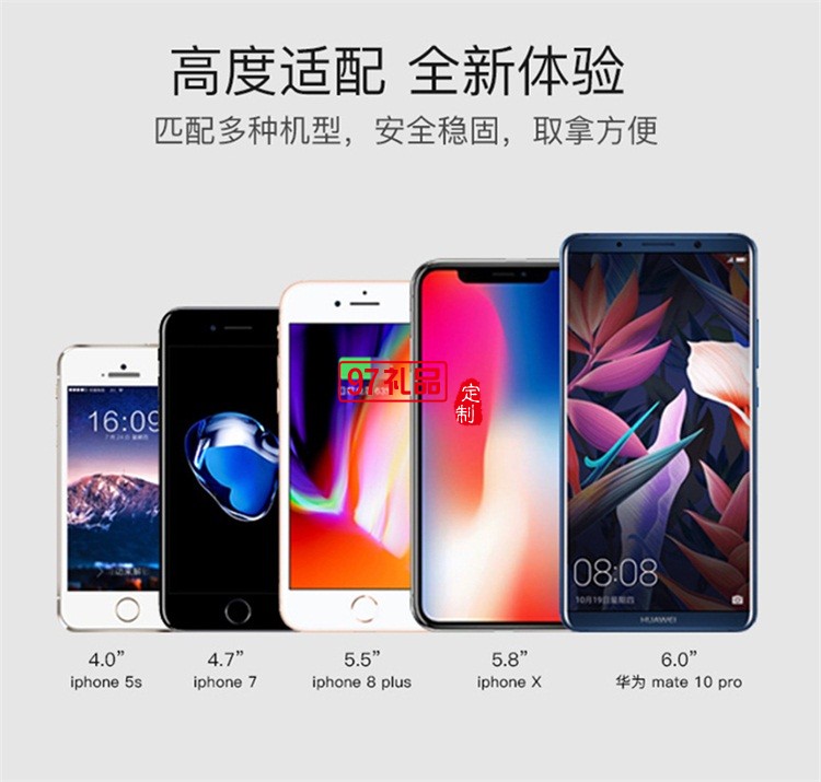 車(chē)載手機(jī)支架出風(fēng)口重力金屬 支架