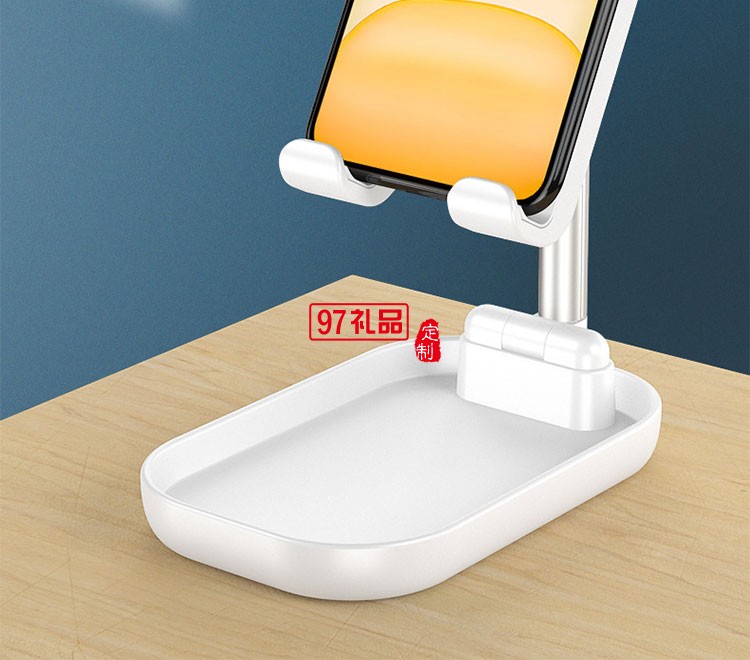 疊伸縮手機(jī)無(wú)線(xiàn)充禮品logo 手機(jī)支架