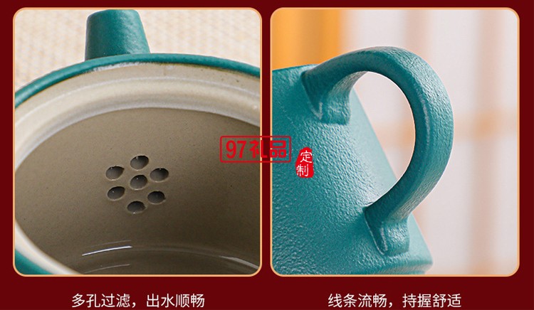 陶瓷旅行茶具套裝禮盒戶外便攜干泡茶盤儲(chǔ)水整套