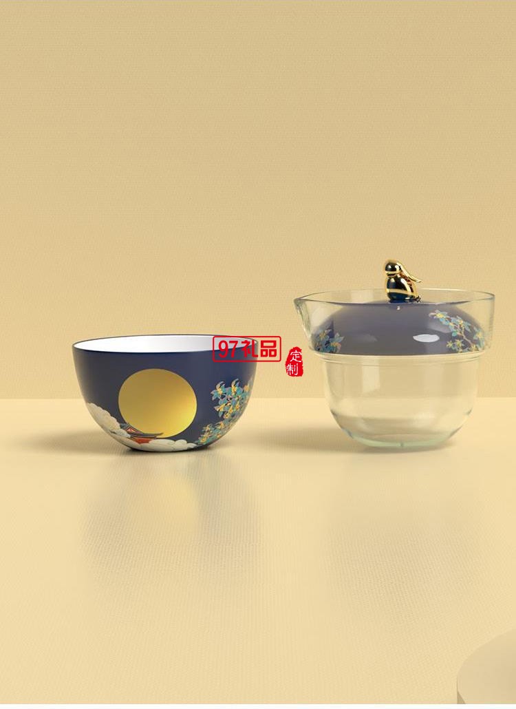 茶月願中秋茶具套裝 中秋節(jié)企業(yè)團(tuán)購員工福利